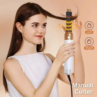 XANAA® - 5 in 1 Multistyler Airstyler Wit - Föhnborstel - 2025 Editie - Heteluchtborstel & Krulborstel & Fohnborstel - Professionele Hairwrap tot 110°C - 65.000 RPM - 5 in 1 multi styler