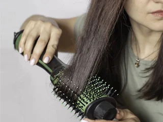 HMWR Fohnborstel - Groen - Haardroger met Borstel - Airstyler - Fohn en Krulborstel - Thermal Brush - Multistyler - Warmteborstel Haarstyler