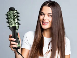 HMWR Fohnborstel - Groen - Haardroger met Borstel - Airstyler - Fohn en Krulborstel - Thermal Brush - Multistyler - Warmteborstel Haarstyler