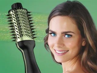 HMWR Fohnborstel - Groen - Haardroger met Borstel - Airstyler - Fohn en Krulborstel - Thermal Brush - Multistyler - Warmteborstel Haarstyler