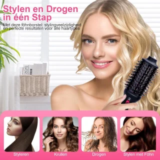4-in-1 föhnborstel – volumeborstel en krulborstel