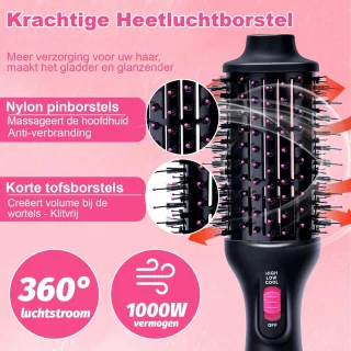 4-in-1 föhnborstel – volumeborstel en krulborstel