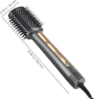 4-in-1 Haarstyler en Föhnborstel met 3 Borstels en Mondstuk