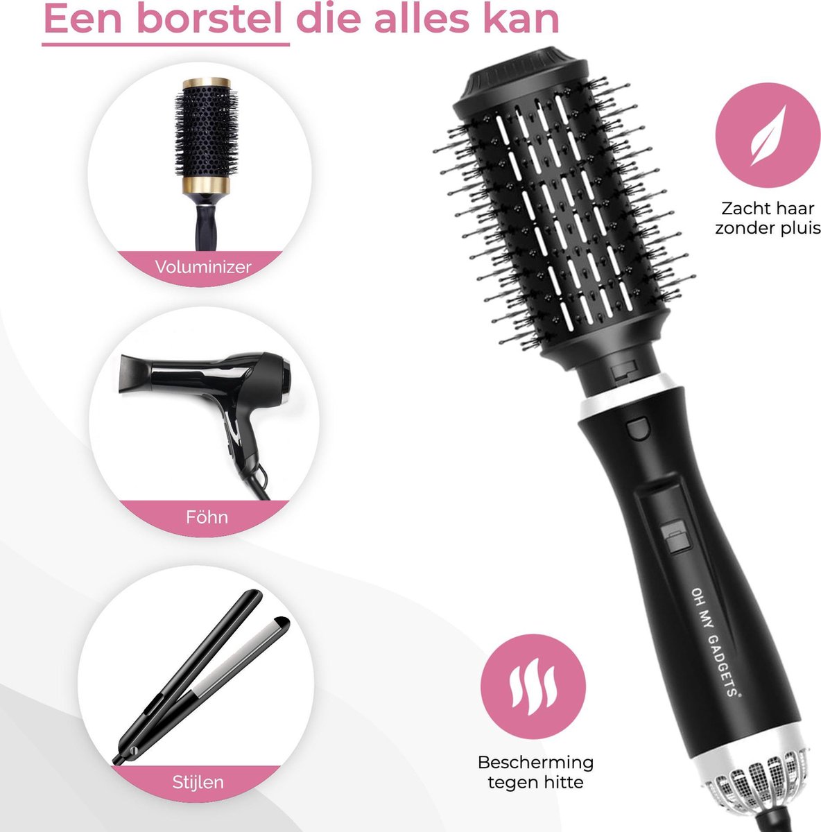 Wat vinden we goed aan de 5-in-1 Föhnborstel 1200W