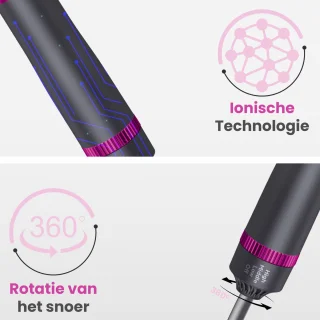 5-in-1 Haardroger Borstel Fohnborstel Warmteborstel Stijlborstel