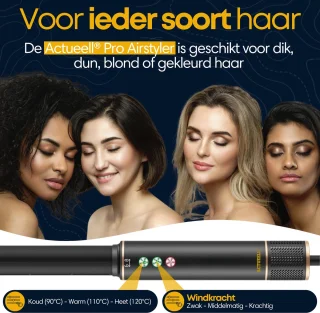 Actueell Pro Airstyler 7-in-1 Multistyler Zwart
