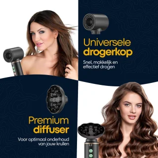 Actueell Pro Airstyler 7-in-1 Multistyler Zwart