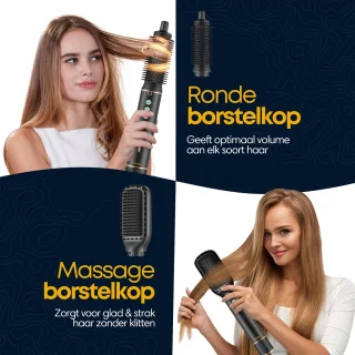 Actueell Pro Airstyler 7-in-1 Multistyler Zwart
