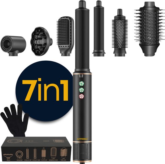 Actueell Pro Airstyler 7-in-1 — Salonresultaat thuis, één tool