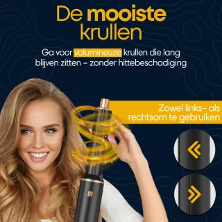 Actueel®Pro Airstyler 5-in-1 Multistyler Zwart/Goud
