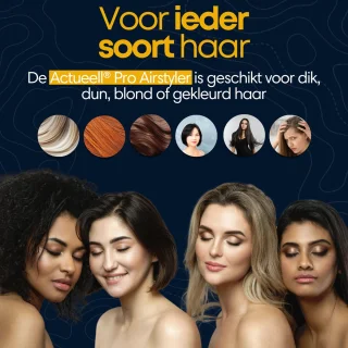 Actueel®Pro Airstyler 5-in-1 Multistyler Zwart/Goud