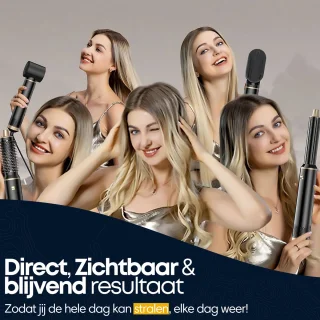 Actueel®Pro Airstyler 5-in-1 Multistyler Zwart/Goud