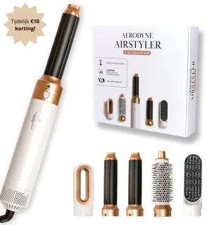 Aerodyne Airstyler 5-in-1 Multistyler Wit/Roségoud