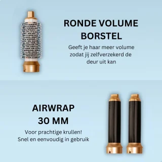 Aerodyne Airstyler 5-in-1 Multistyler Wit/Roségoud