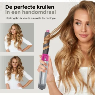 Aestra 5-in-1 Hairwrap Airstyler 1000W Platinum