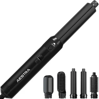 Aestra 5-in-1 Hairwrap Föhnborstel 1000W Zwart