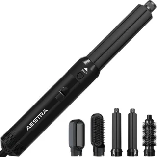 Aestra 5-in-1 Hairwrap Föhnborstel 1000W Zwart