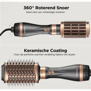 Aestra 5-in-1 Keramische Föhnborstel 1000W Goud
