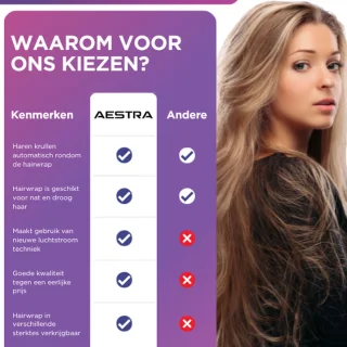 Aestra 7-in-1 Hairwrap Zwart