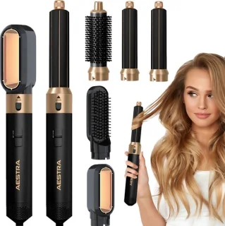 Aestra Hairwrap Pro Multistyler 2025 - 5 Opzetstukken - Goud