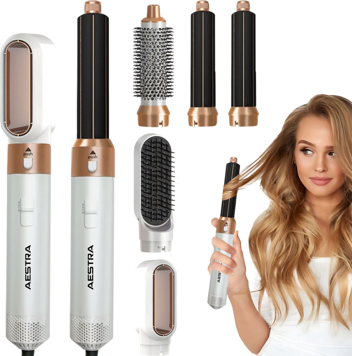De Aestra Hairwrap Pro Multistyler 2025 - Wit in één oogopslag
