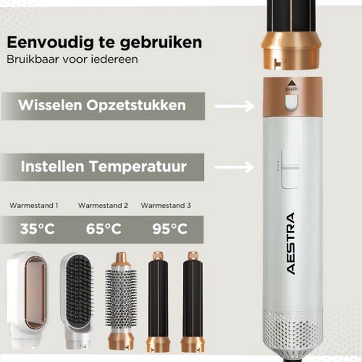 Wat vinden we goed aan de Aestra Hairwrap Pro Multistyler 2025 - Wit
