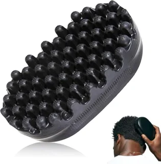 Afro haarborstel zwart