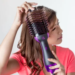 AG100 Magic Brush 3-in-1 Föhnborstel Zwart