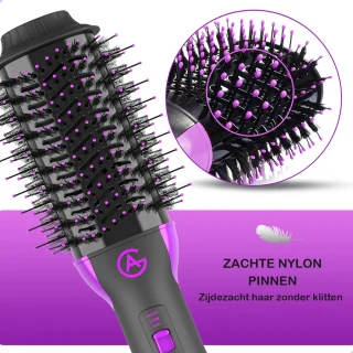 AG100 Magic Brush 3-in-1 Föhnborstel Zwart