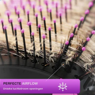 AG100 Magic Brush 3-in-1 Föhnborstel Zwart