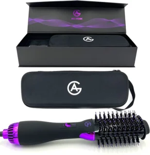AG100 Magic Brush 3-in-1 Föhnborstel Zwart