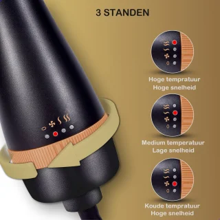 AG110 Luxe 3-in-1 Fohnborstel Goud
