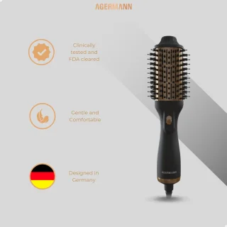 AGERMANN 4-in-1 Föhnborstel Keramisch 1200W Goud