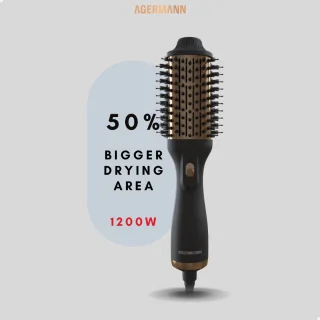 AGERMANN 4-in-1 Föhnborstel Keramisch 1200W Goud