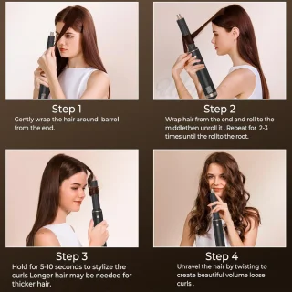 Air Stylist Haarstyler (zwart)
