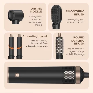 Air Stylist Haarstyler (zwart)