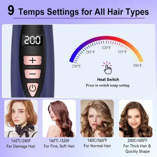 Airstyler 3-in-1 Fohnborstel voor Kort Haar Hairwrap Multistyler