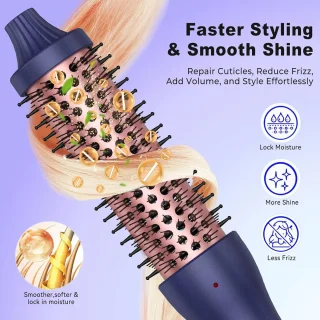 Airstyler 3-in-1 Fohnborstel voor Kort Haar Hairwrap Multistyler