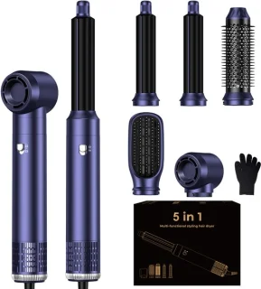 Airstyler 5 in 1 multistyler - blauw