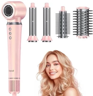 Airstyler – föhnborstel – multistyler 5-in-1 – roze