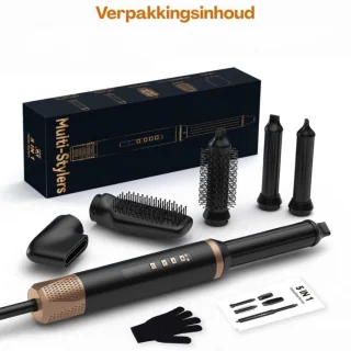 Airstyler Multistyler Heteluchtborstel Zwart/Goud