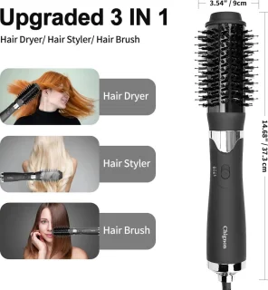 Airstyler Zwart Warmteborstel