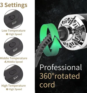 Airstyler Zwart Warmteborstel