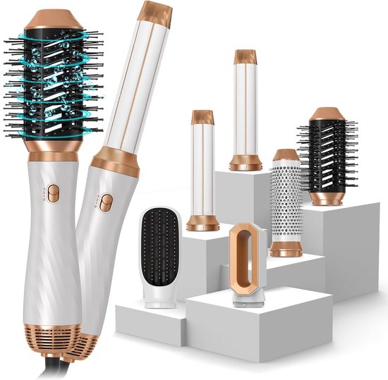 Airwrap Fohnborstel — 6-in-1 Multistyler voor veelzijdige looks