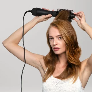 Auronic 3-in-1 Föhnborstel Airstyler 1000W Ø 45mm Zwart