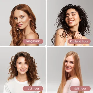 Auronic 3-in-1 Föhnborstel Airstyler 1000W Ø 45mm Zwart