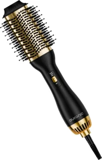 Auronic 4-in-1 Föhnborstel Airstyler Ø 37 mm Zwart/Goud