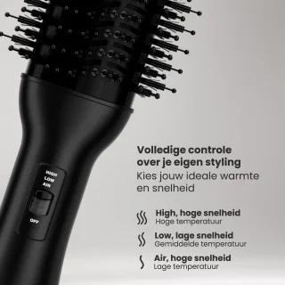 Auronic 4-in-1 Föhnborstel Ø 37 mm Zwart