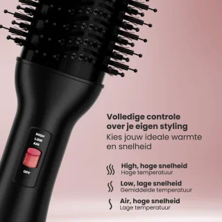 Auronic 4-in-1 Föhnborstel Ø 37 mm Zwart/Roze