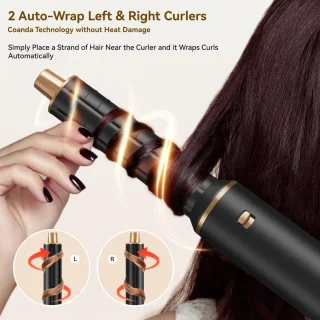 Auto-Wrap Airstyler 5-in-1 Heteluchtborstel Set